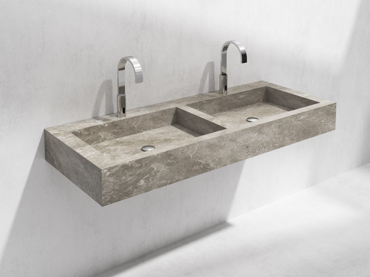 Double Wall-mounted Washbasin - Image 2