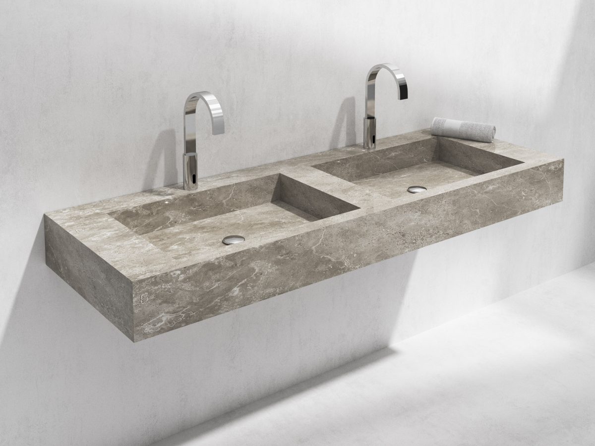 Double Wall-mounted Washbasin - Image 3