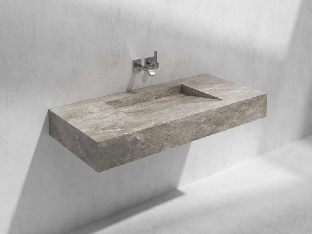 Single Wall-mounted Washbasin - Image 3