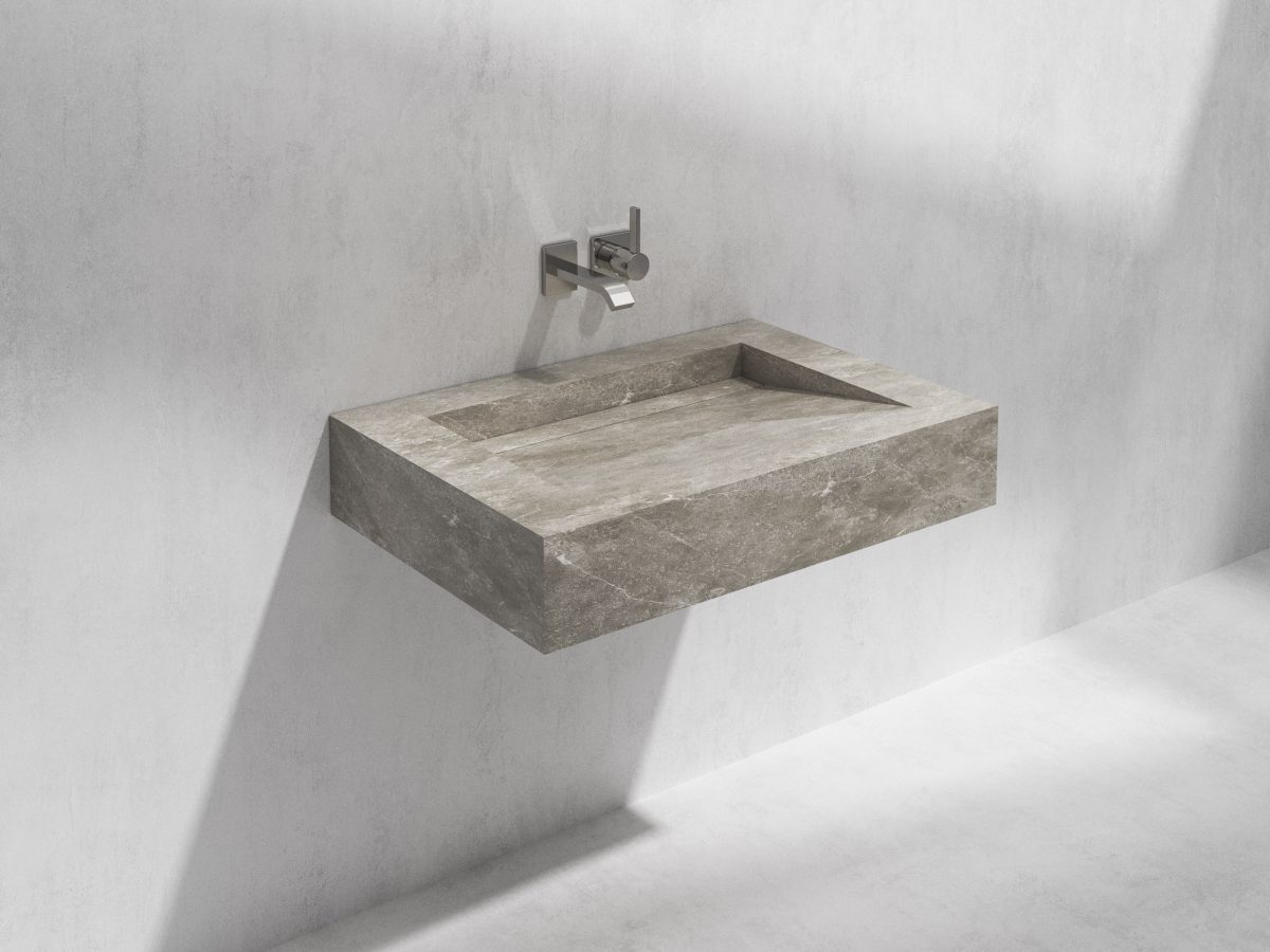 Single Wall-mounted Washbasin - Image 2