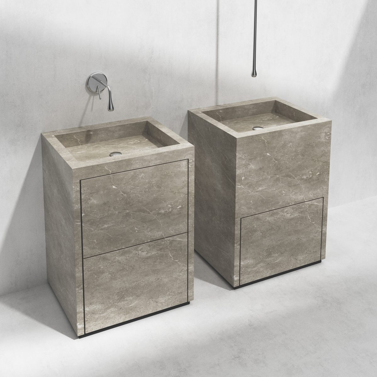 Free-standing Washbasin with Drawers - Image 4