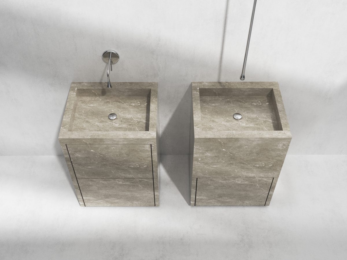 Free-standing Washbasin with Drawers - Image 3